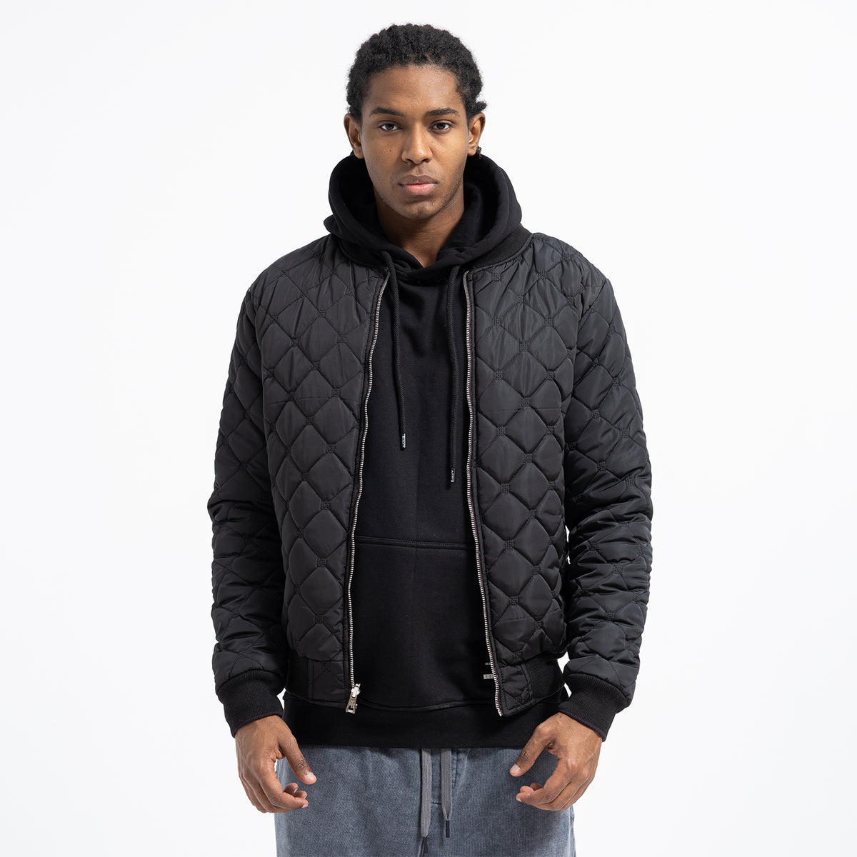 Regular Fit Basic Double Face Jacket Zippered