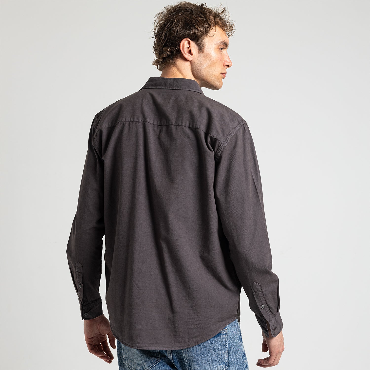 Shirt L/S Basic 2 Pockets-SH-208-W25