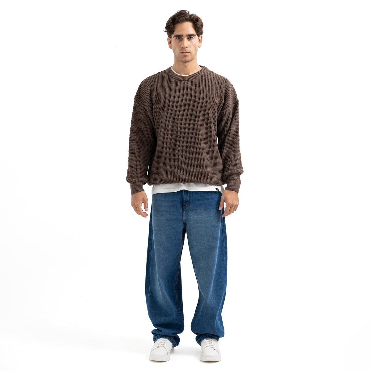 Oversized Crew Neck Pullover