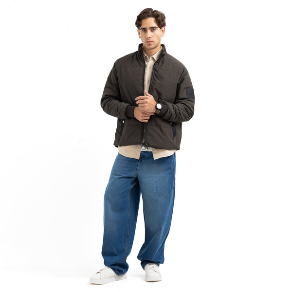 Regular Fit Basic Zip-Up Jacket