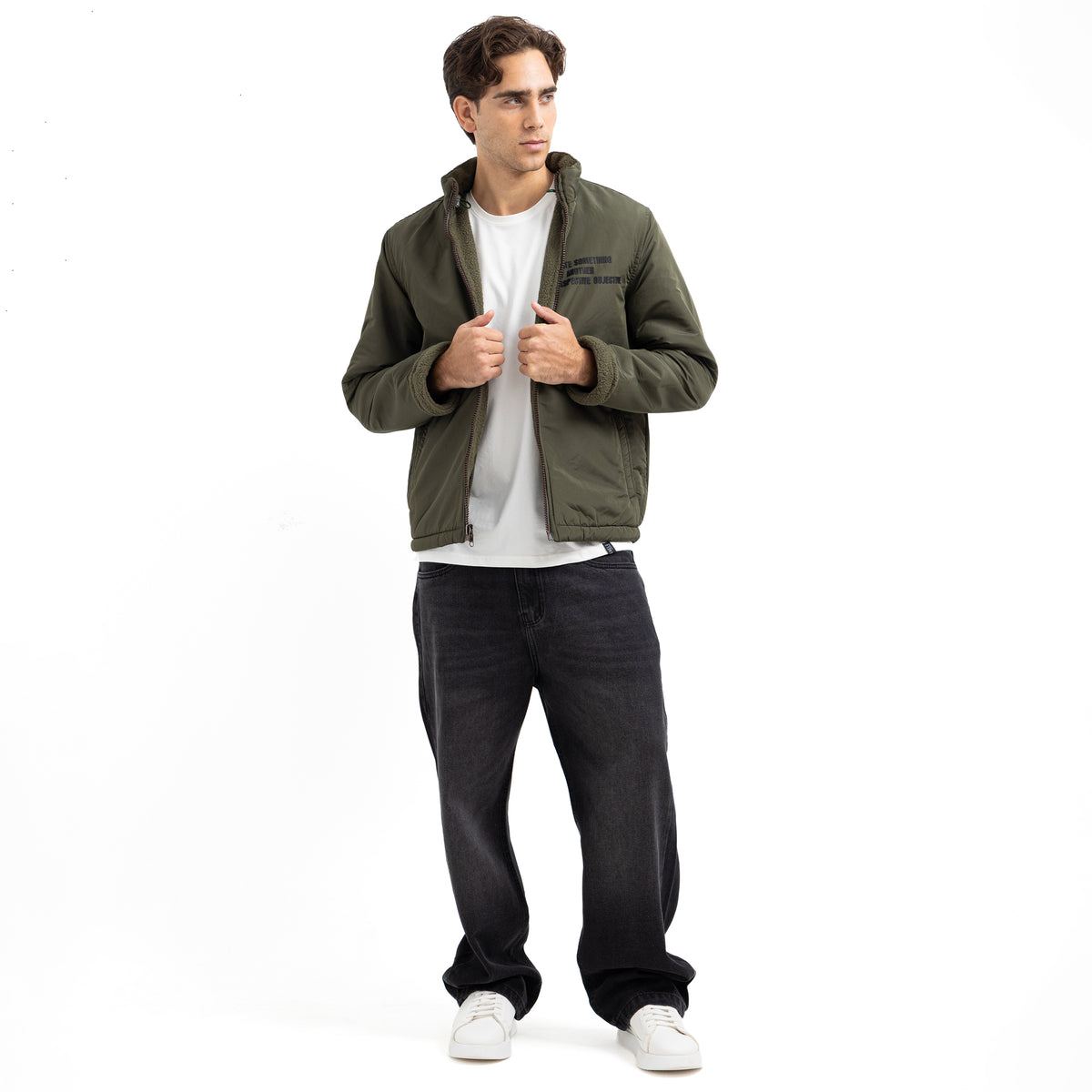 Double face Zip-Up Jacket