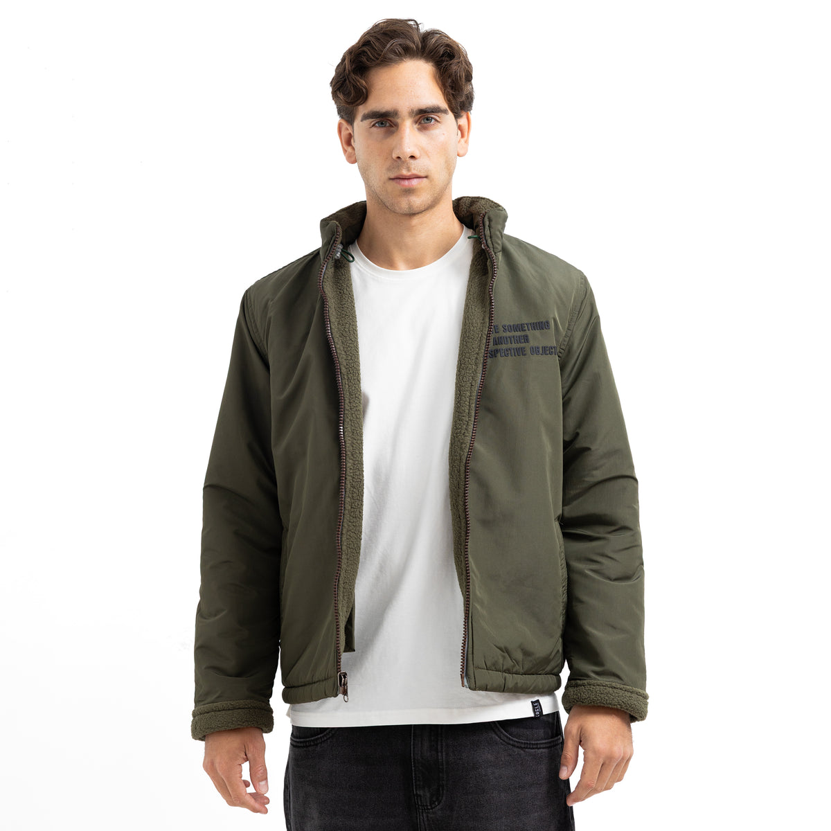 Regular Fit Basic Zip-Up Jacket