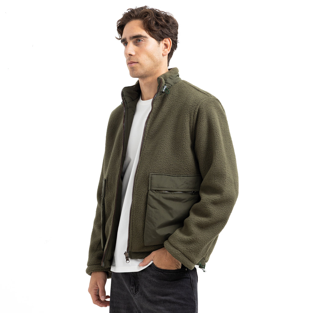 Regular Fit Basic Zip-Up Jacket