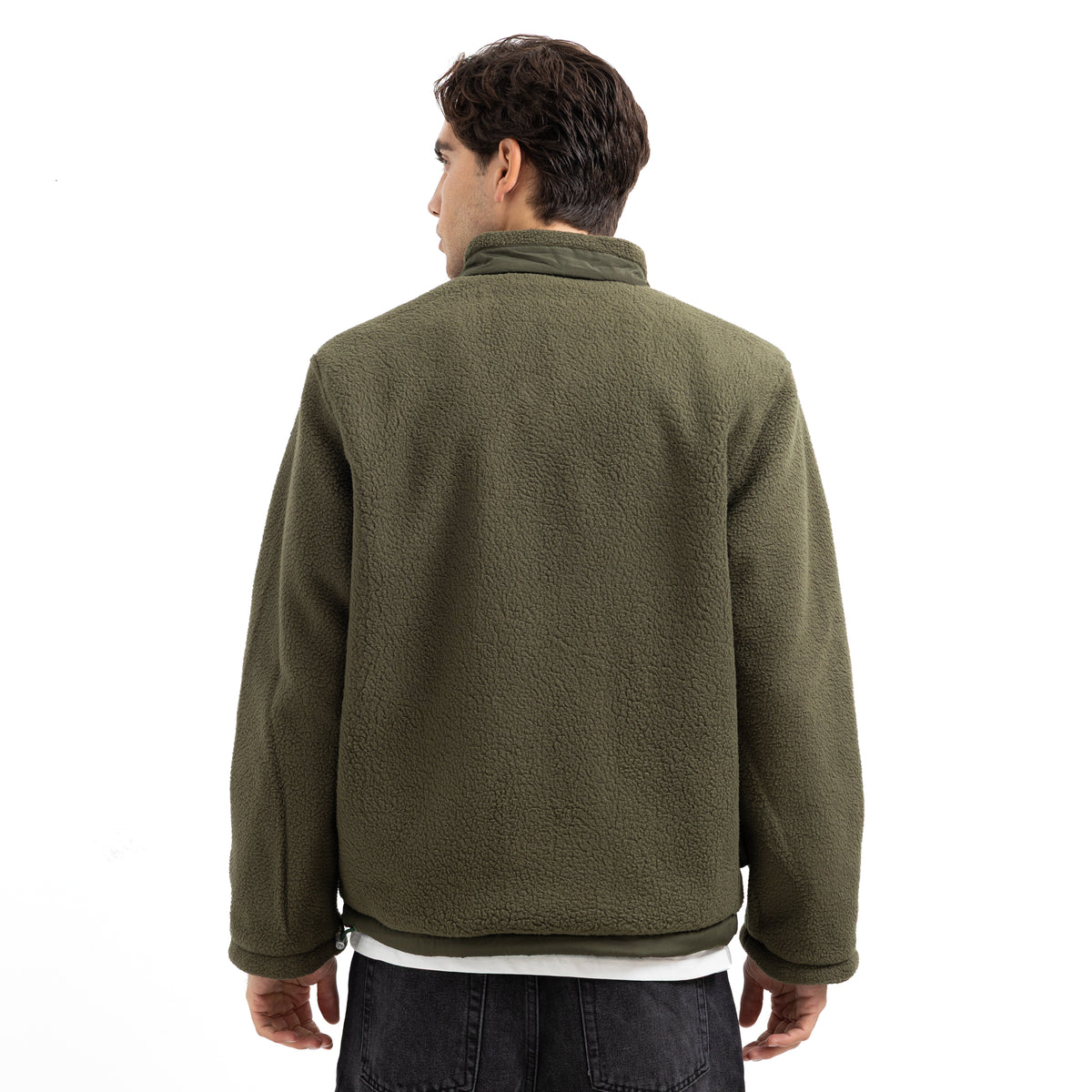 Regular Fit Basic Zip-Up Jacket