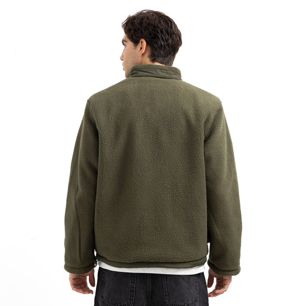 Regular Fit Basic Zip-Up Jacket