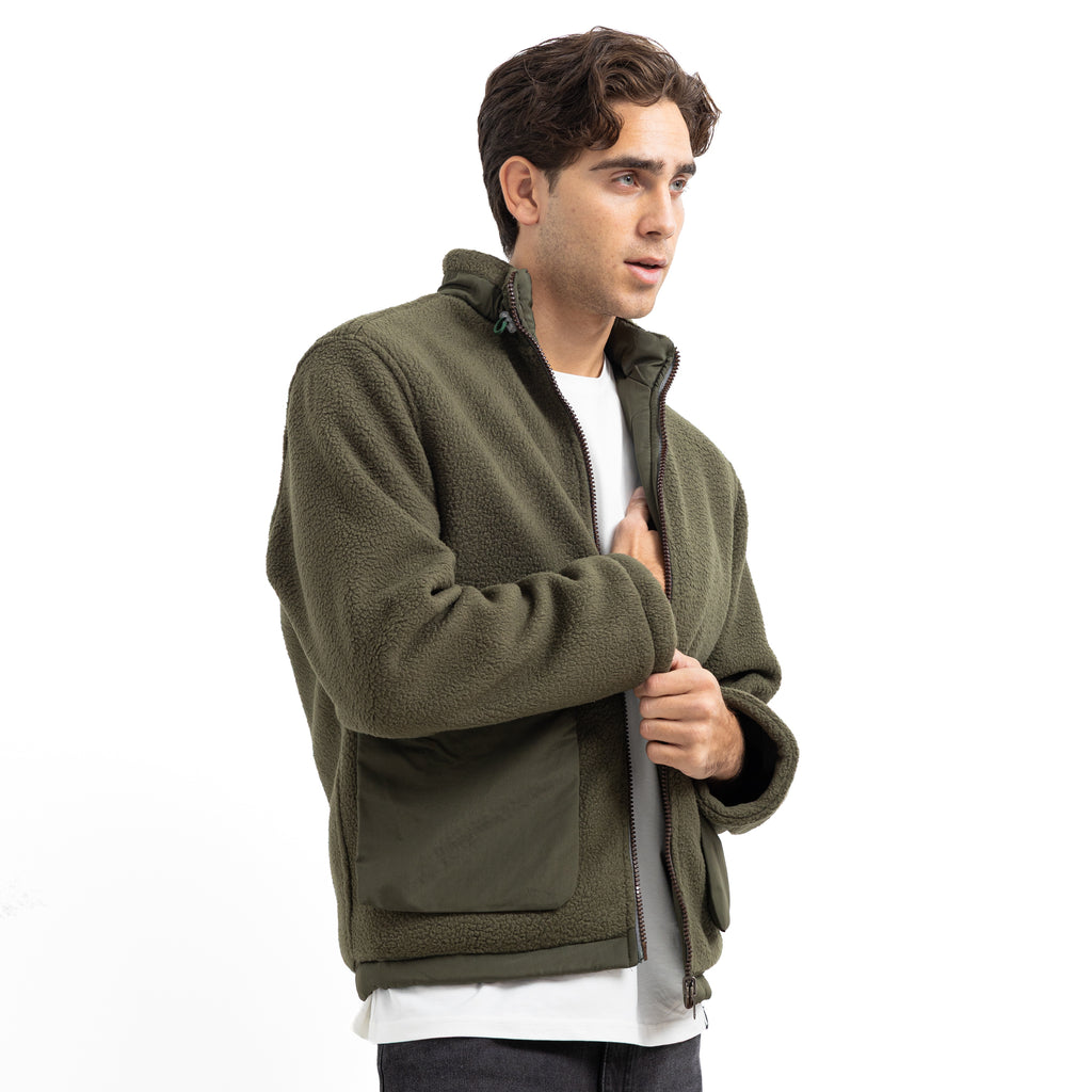 Regular Fit Basic Zip-Up Jacket
