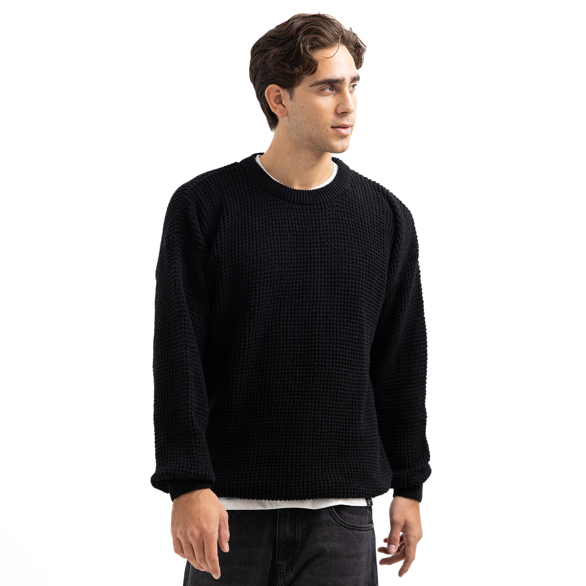 Oversized Crew Neck Pullover