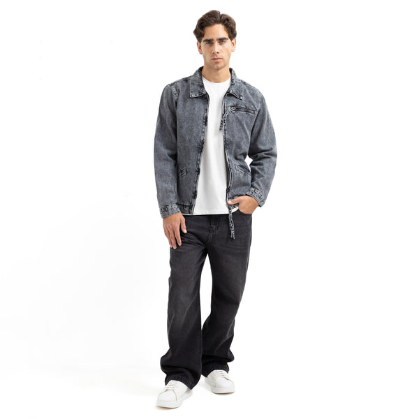 Regular Fit 2 Pocket Zip-Up Jacket
