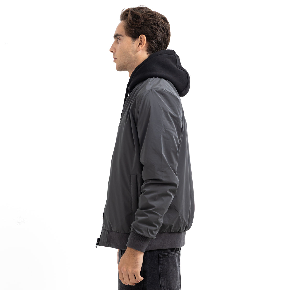 Regular Fit Basic Zip-Up Jacket