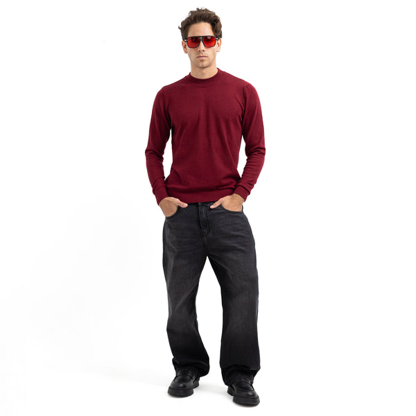 Pullover Half Neck Basic PUL-000209-W27