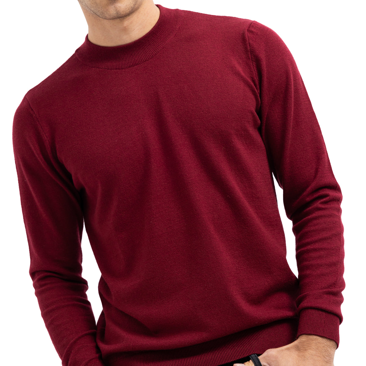 Pullover Half Neck Basic PUL-000209-W27