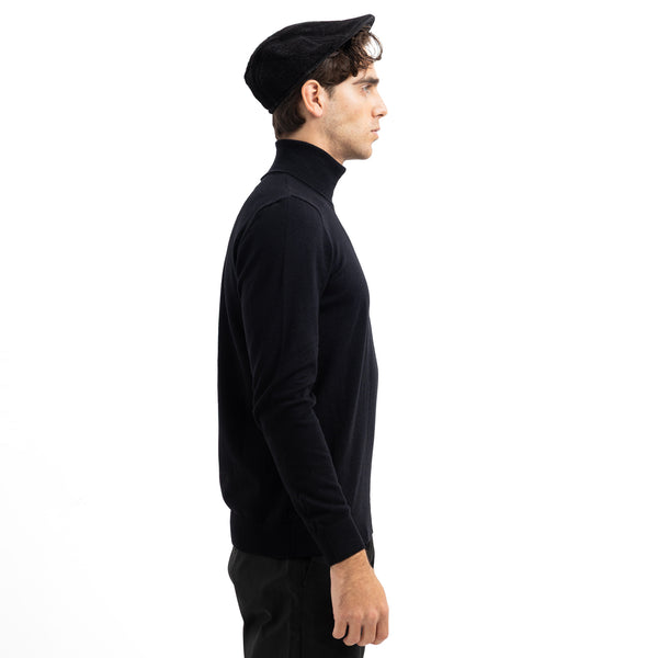 Regular Fit Basic High-Neck Pullover