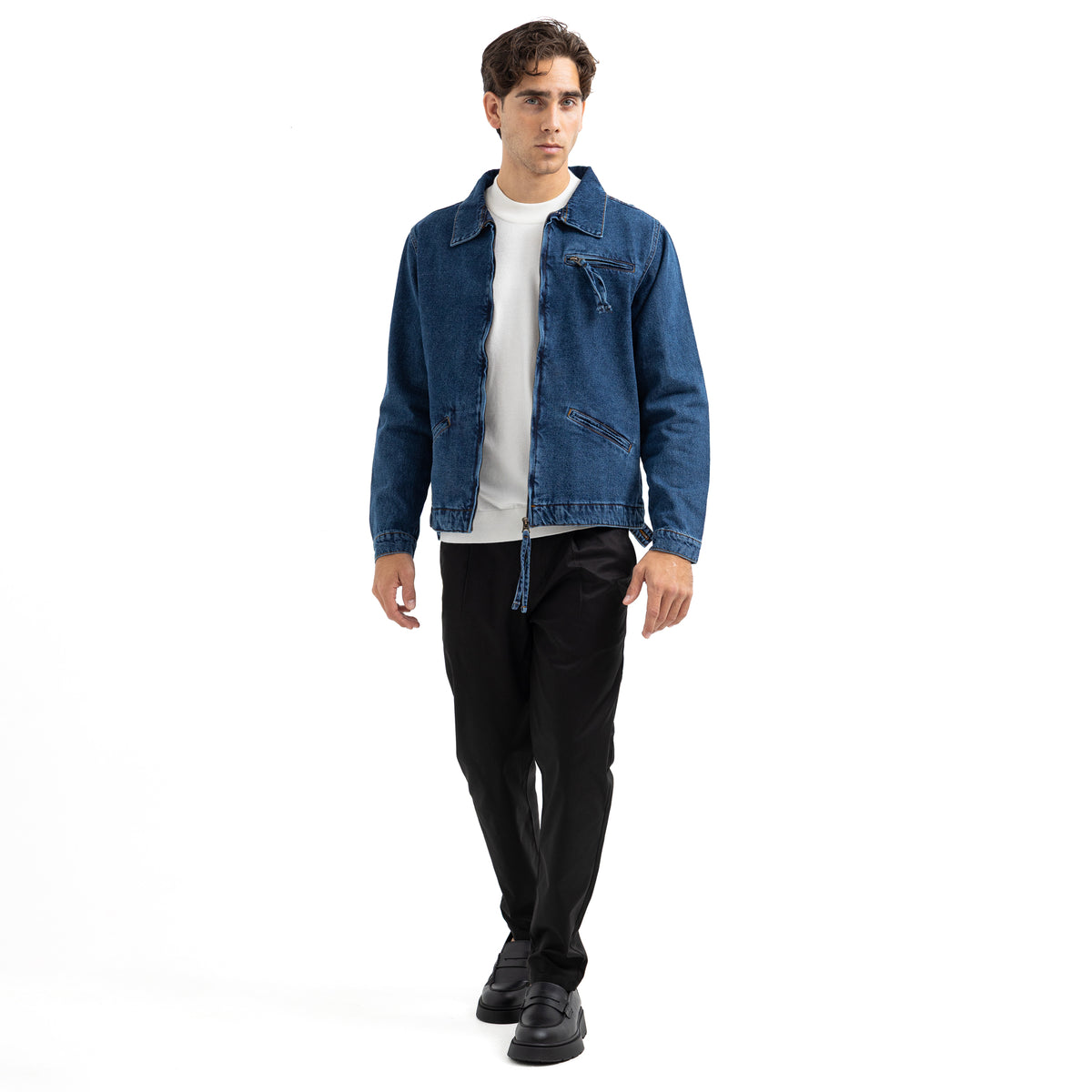 Regular Fit 2 Pocket Zip-Up Jacket