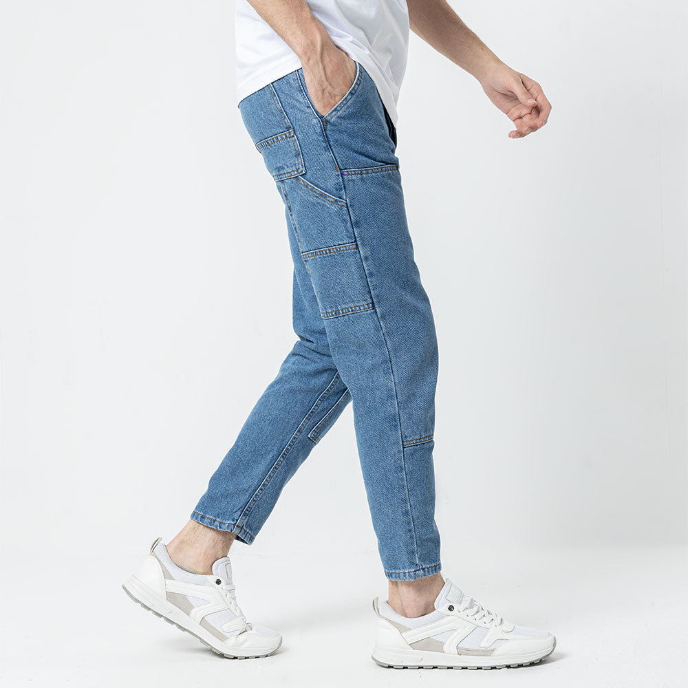 Jeans Cropped Cut & Saw-JN-549