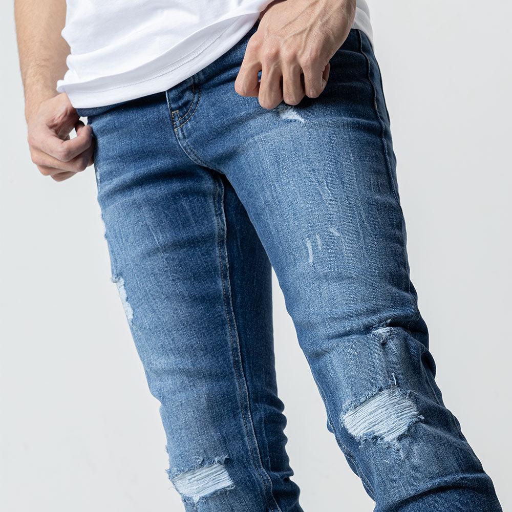 Jeans Slim Cut & Saw-JN-727