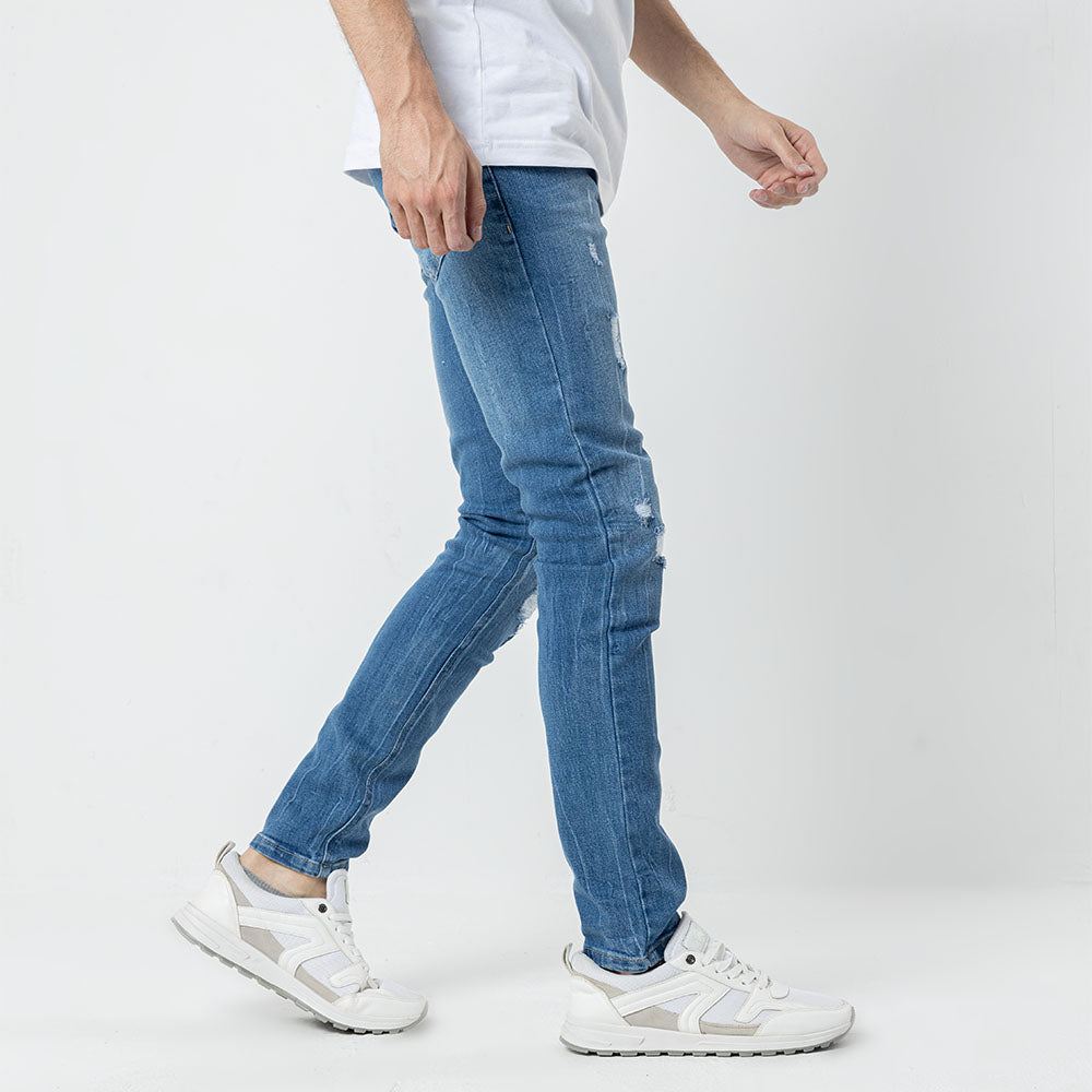 Jeans Slim Cut & Saw-JN-727