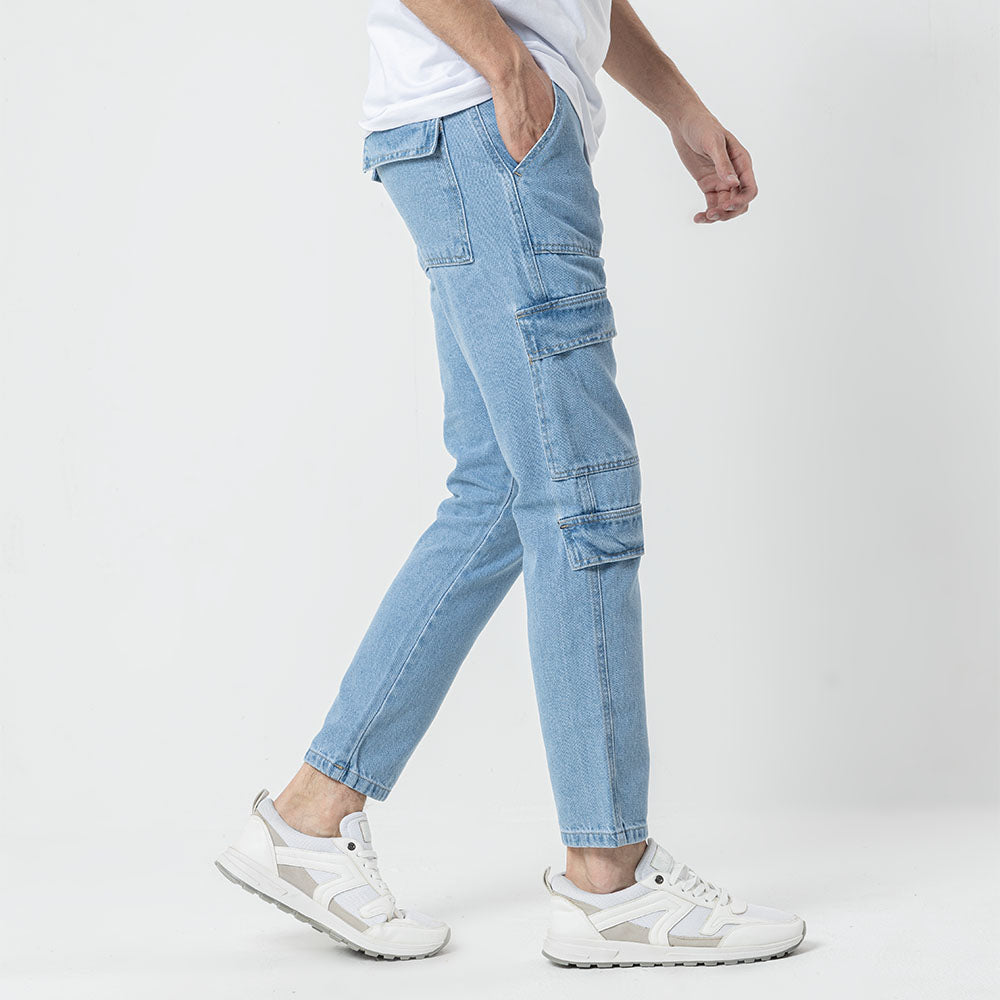 Jeans Cropped Basic 2 Pockets-JN-719