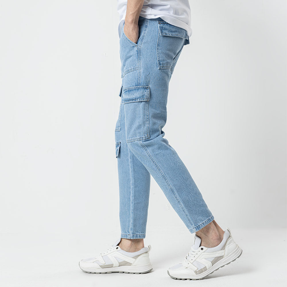 Jeans Cropped Basic 2 Pockets-JN-719