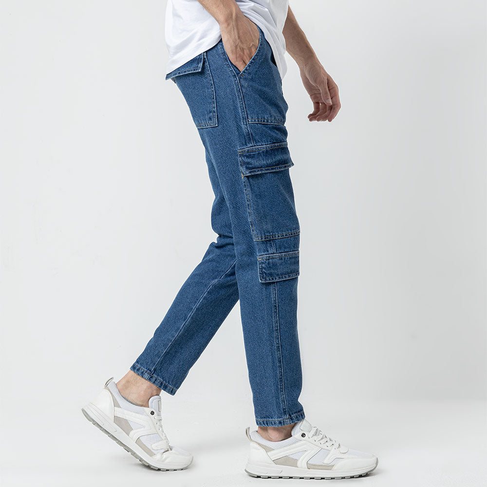 Jeans Cropped Basic 2 Pockets-JN-719