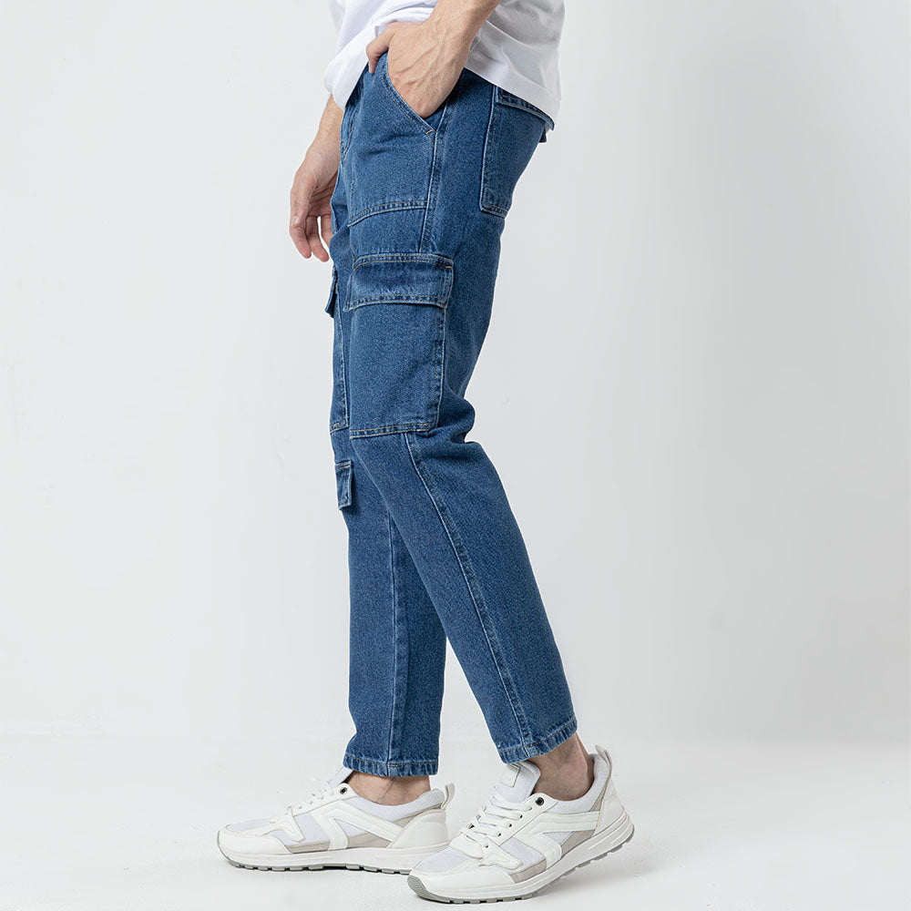 Jeans Cropped Basic 2 Pockets-JN-719