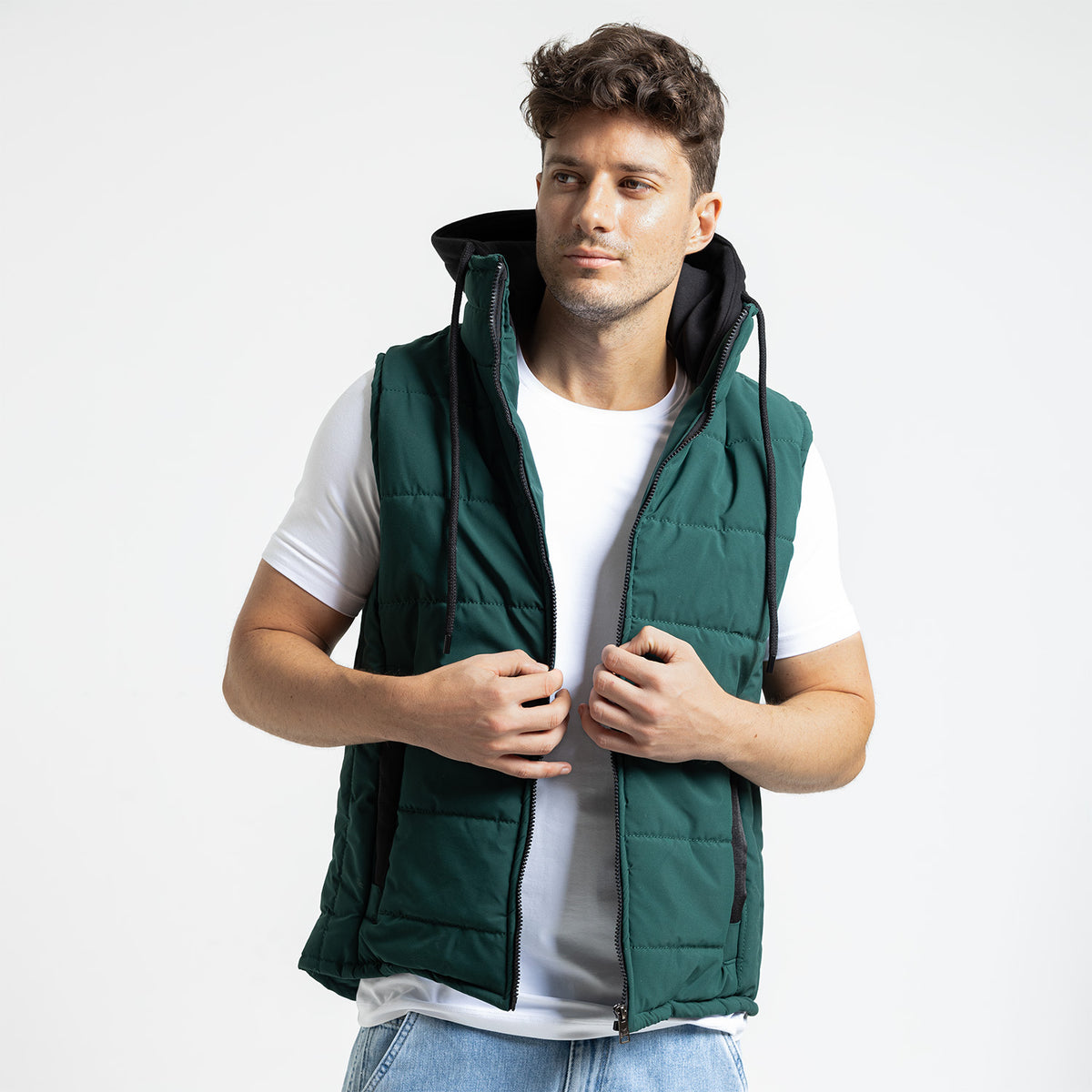 Vest Zippered Hoodie Cut & Saw-VST-02-W25