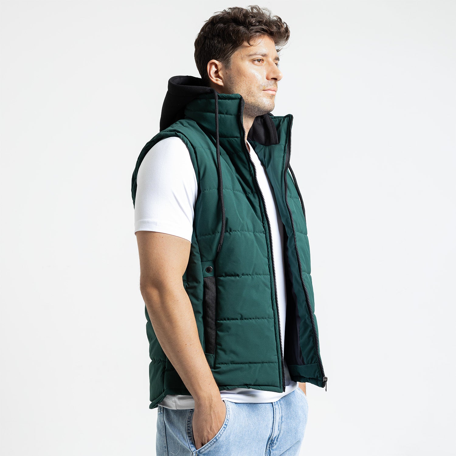 Vest Zippered Hoodie Cut & Saw-VST-02-W25