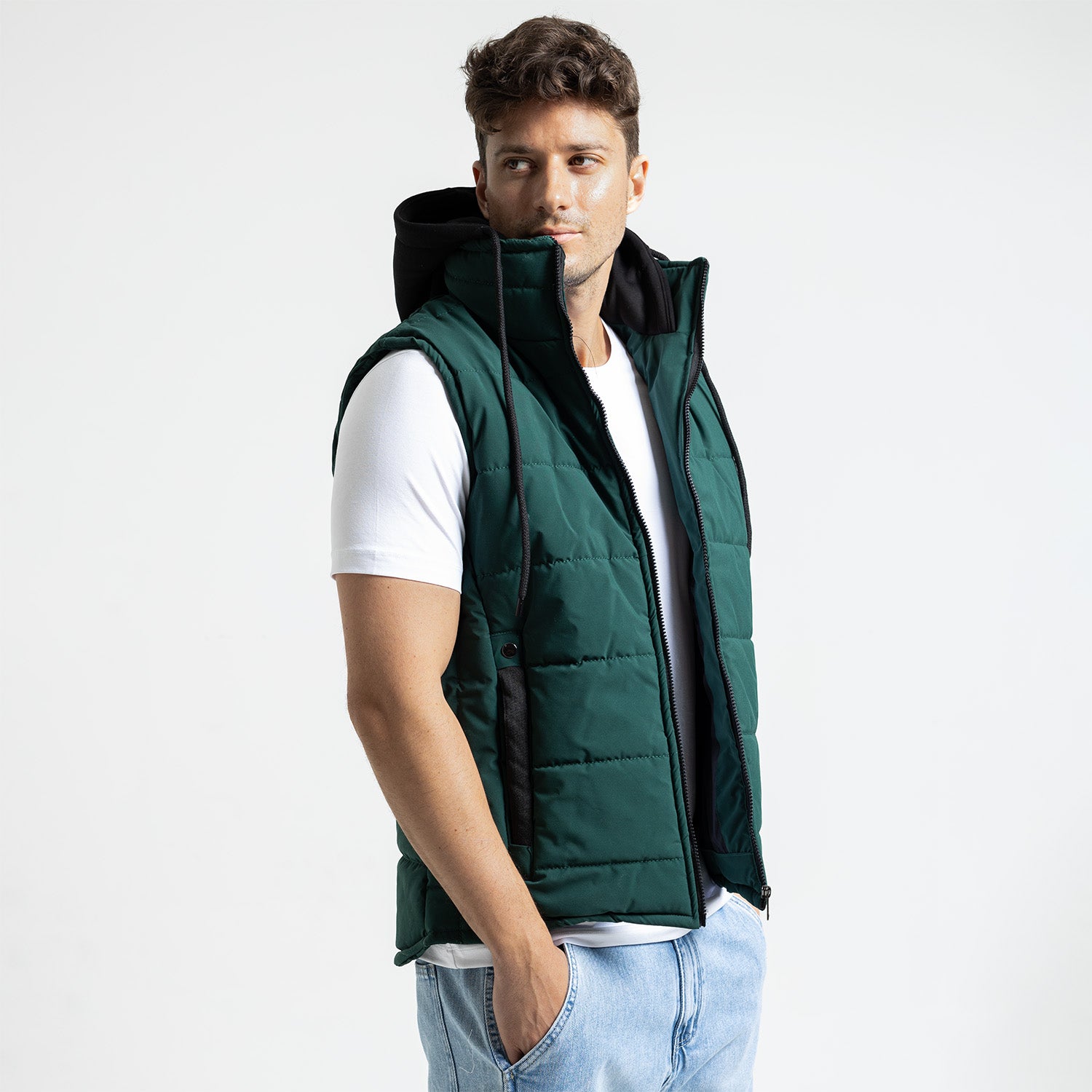 Vest Zippered Hoodie Cut & Saw-VST-02-W25