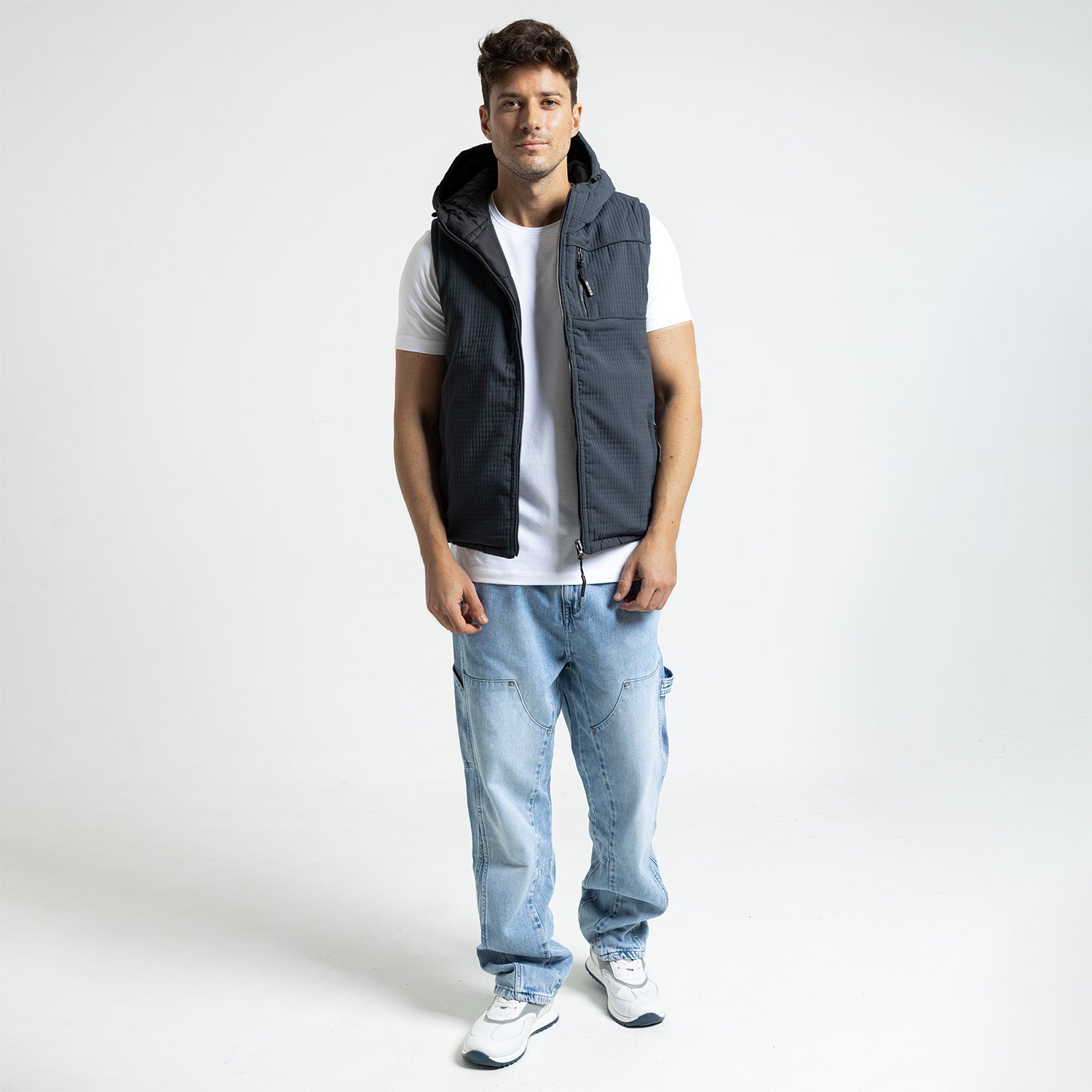 Vest Zippered Hoodie Basic-VST-03-W25