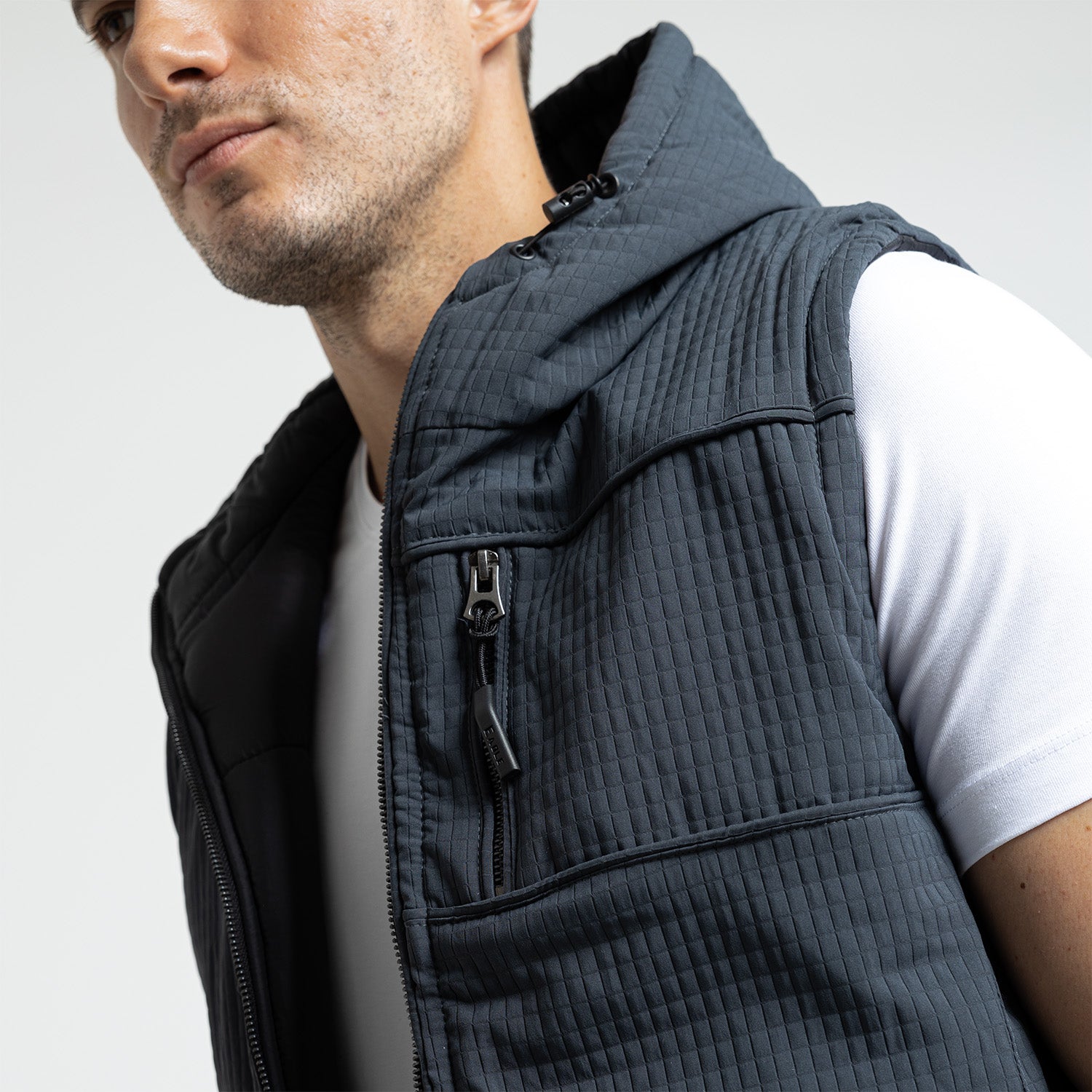 Vest Zippered Hoodie Basic-VST-03-W25