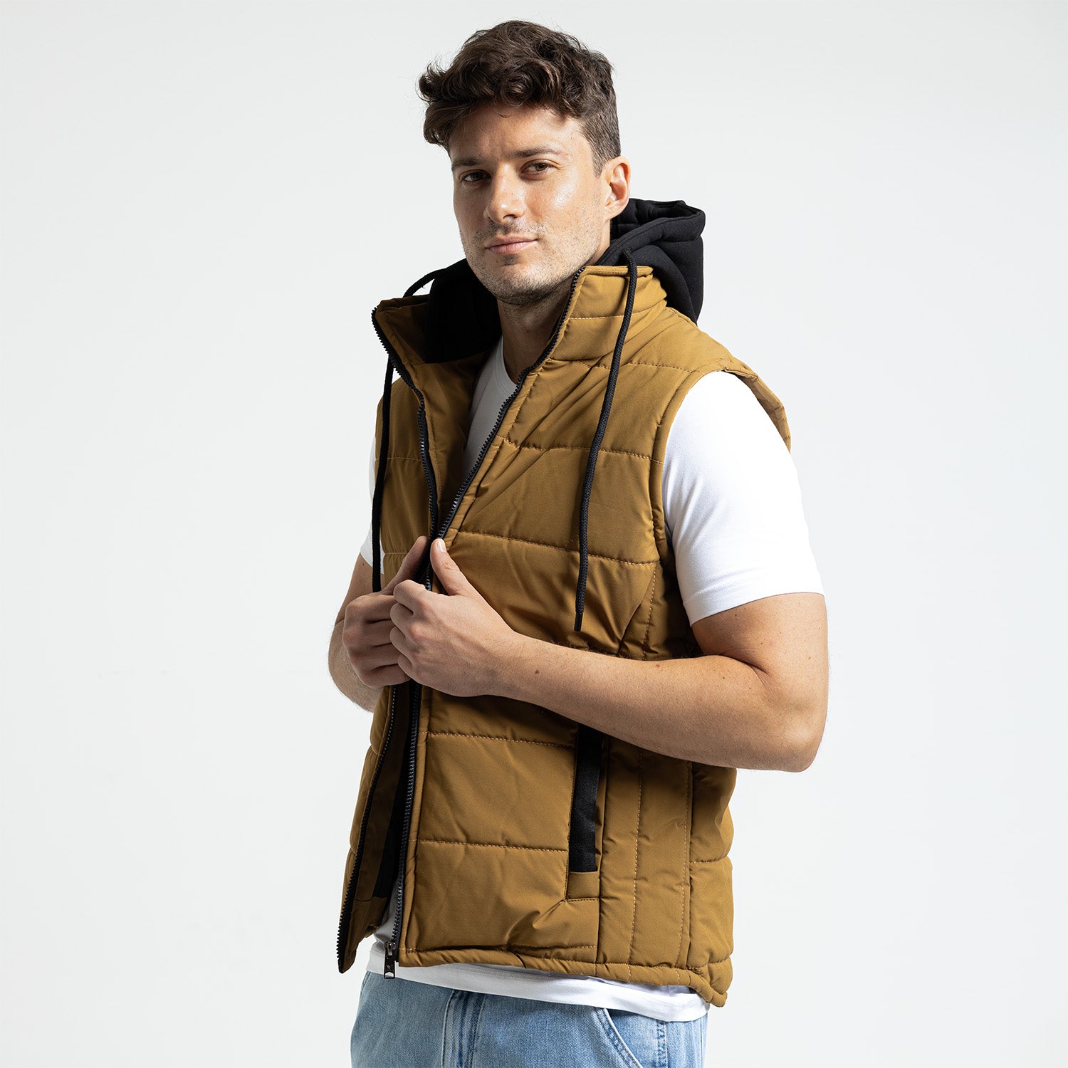 Vest Zippered Hoodie Cut & Saw-VST-02-W25