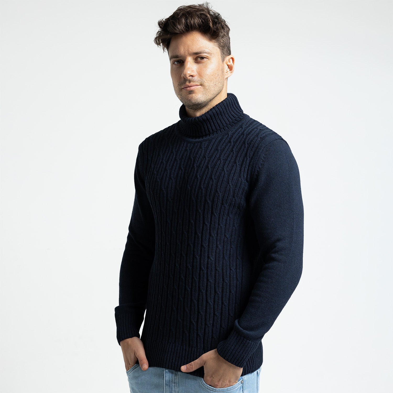 Pullover Half Neck Basic-WR-12-W25