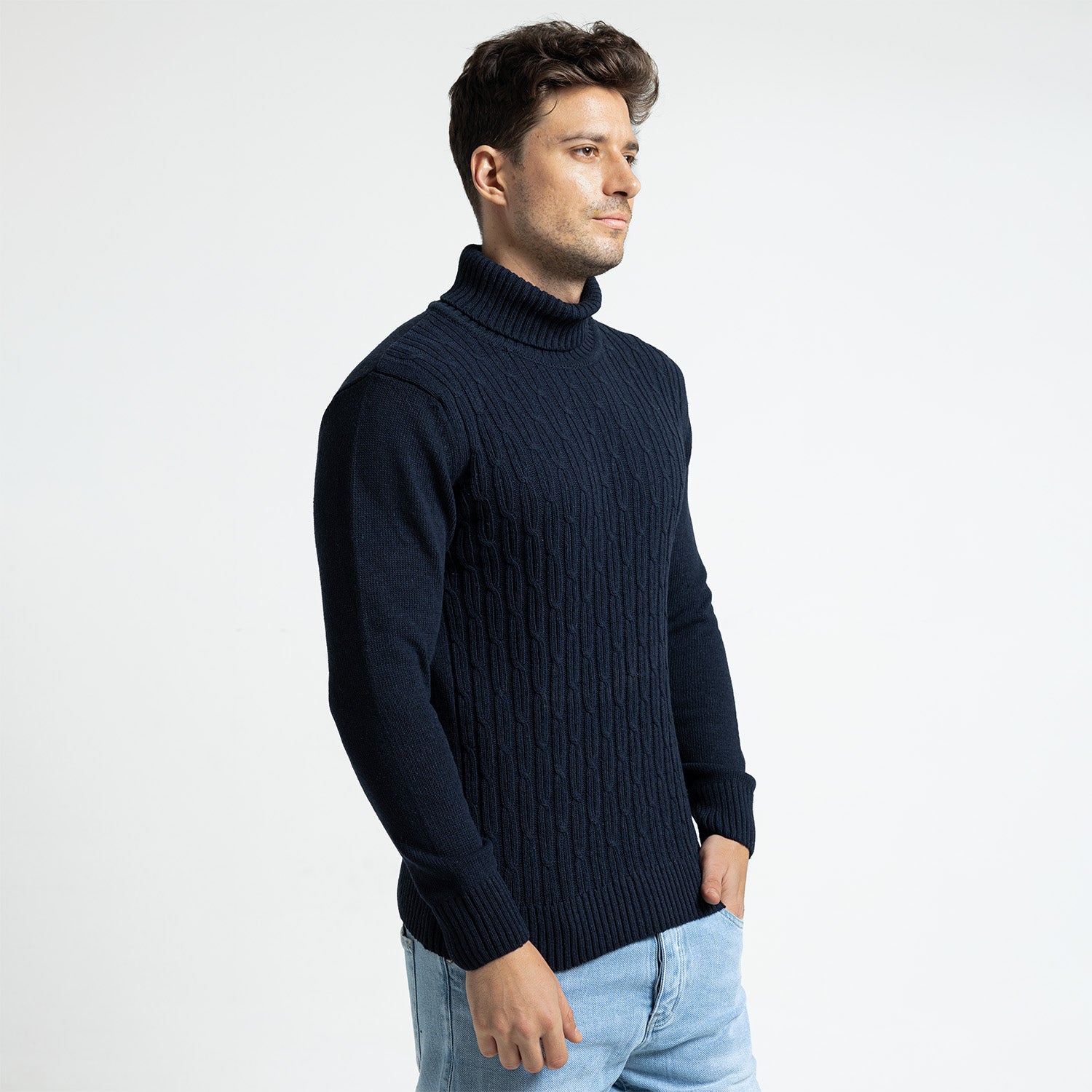 Pullover Half Neck Basic-WR-12-W25