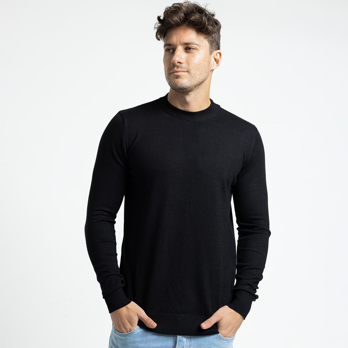 Pullover Half Neck Basic-WA-1-W25