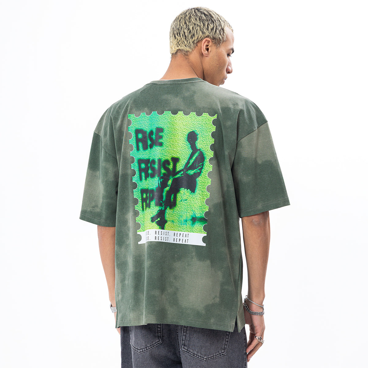 T Shirt R OVER SIZE Printed TR-172-S26