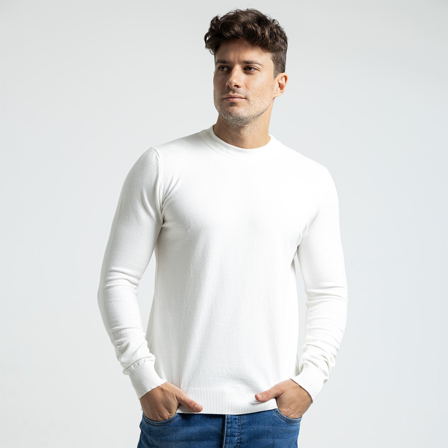 Pullover Half Neck Basic-WA-1-W25