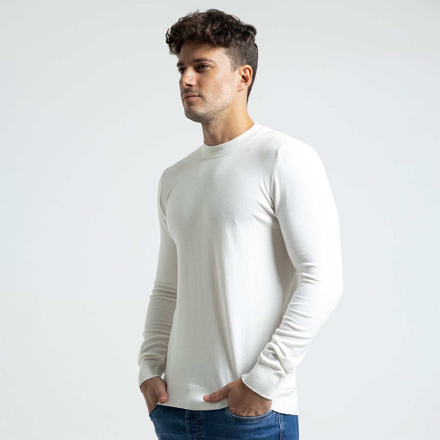 Pullover Half Neck Basic-WA-1-W25