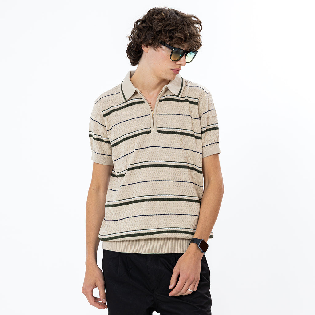 Polo Shirt Zipper Trico TPT-08-S26