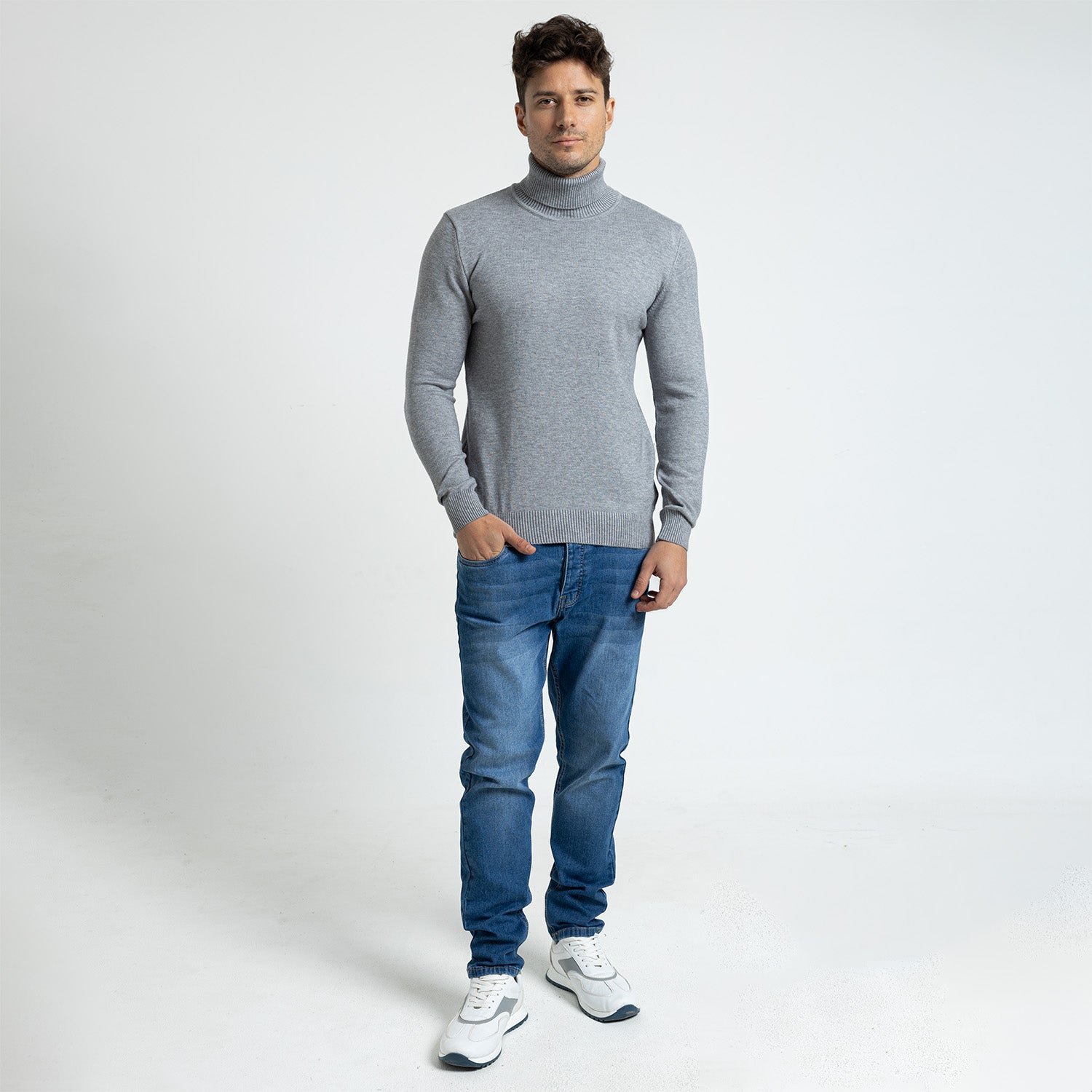 Pullover High Neck Basic-WA-2-W25