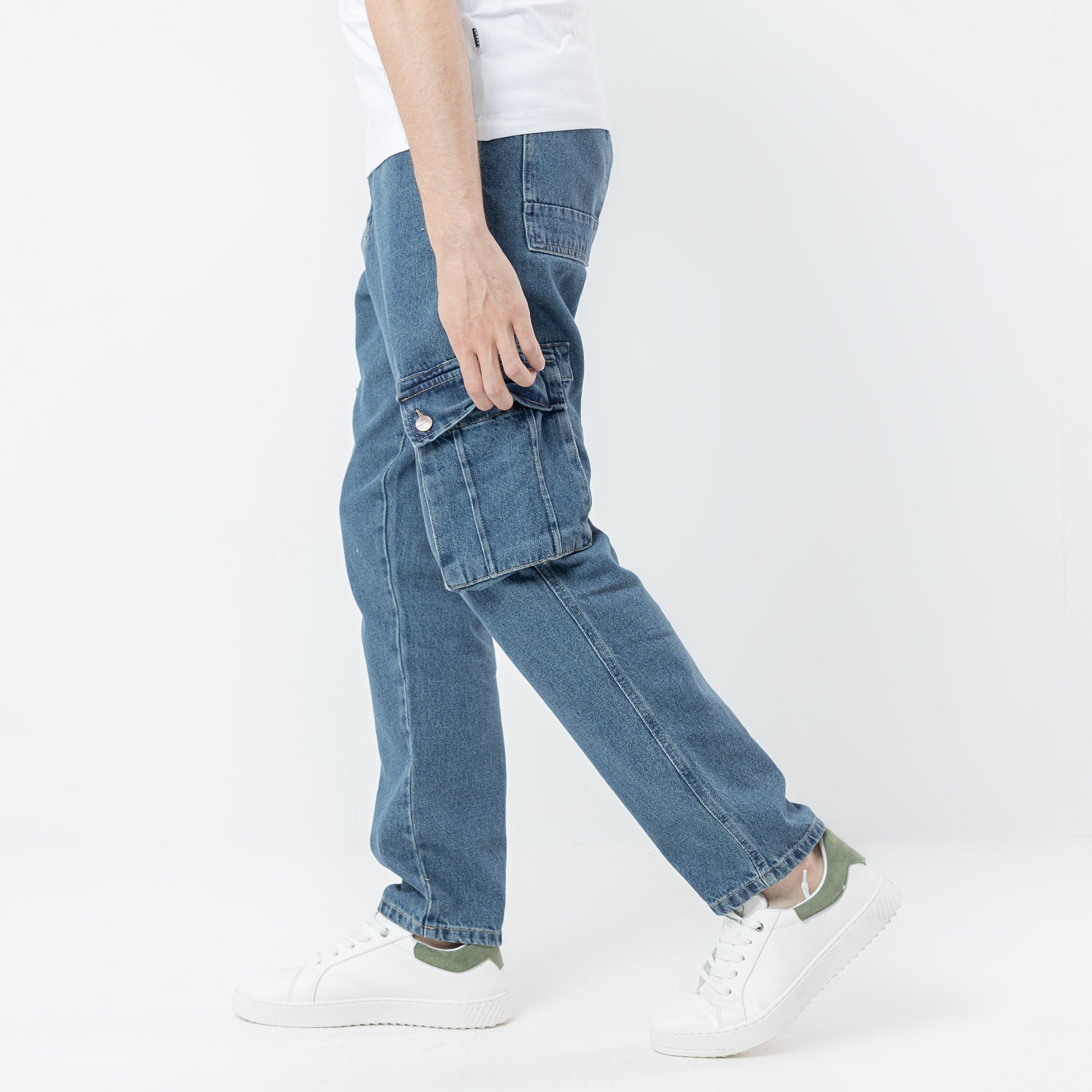 Jeans Cargo Basic 2 Pockets-JO-527