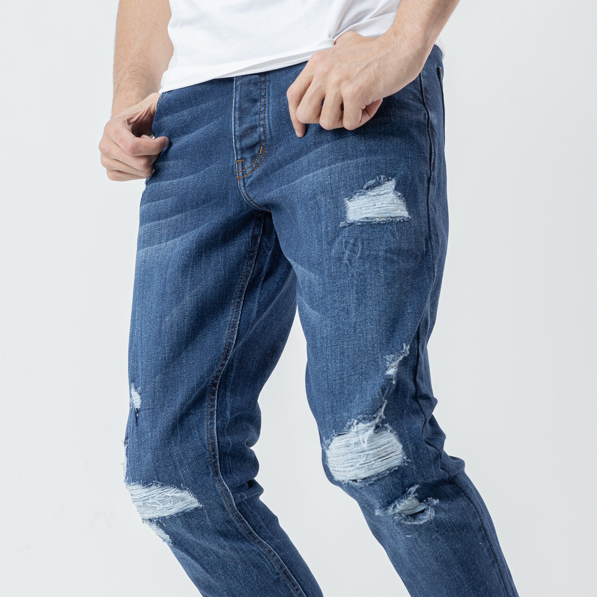 Jeans Slim Cut & Saw-JN-727