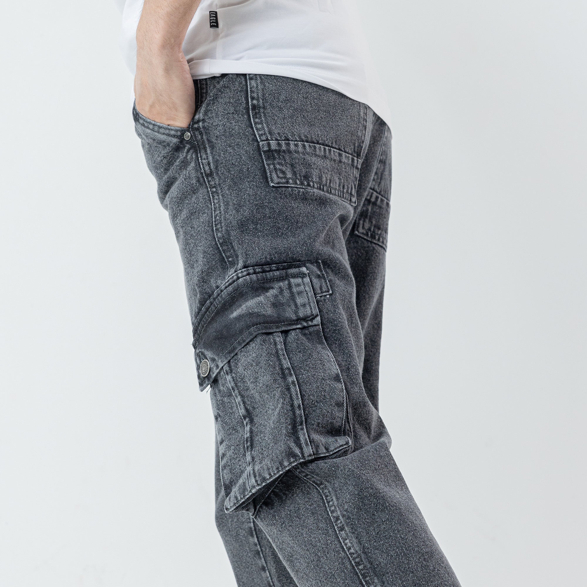 Jeans Cargo Basic 2 Pockets-JO-527