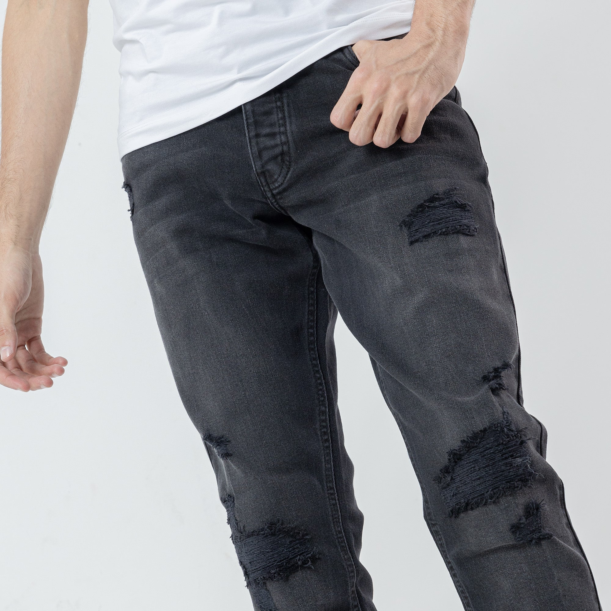 Jeans Slim Cut & Saw-JN-727