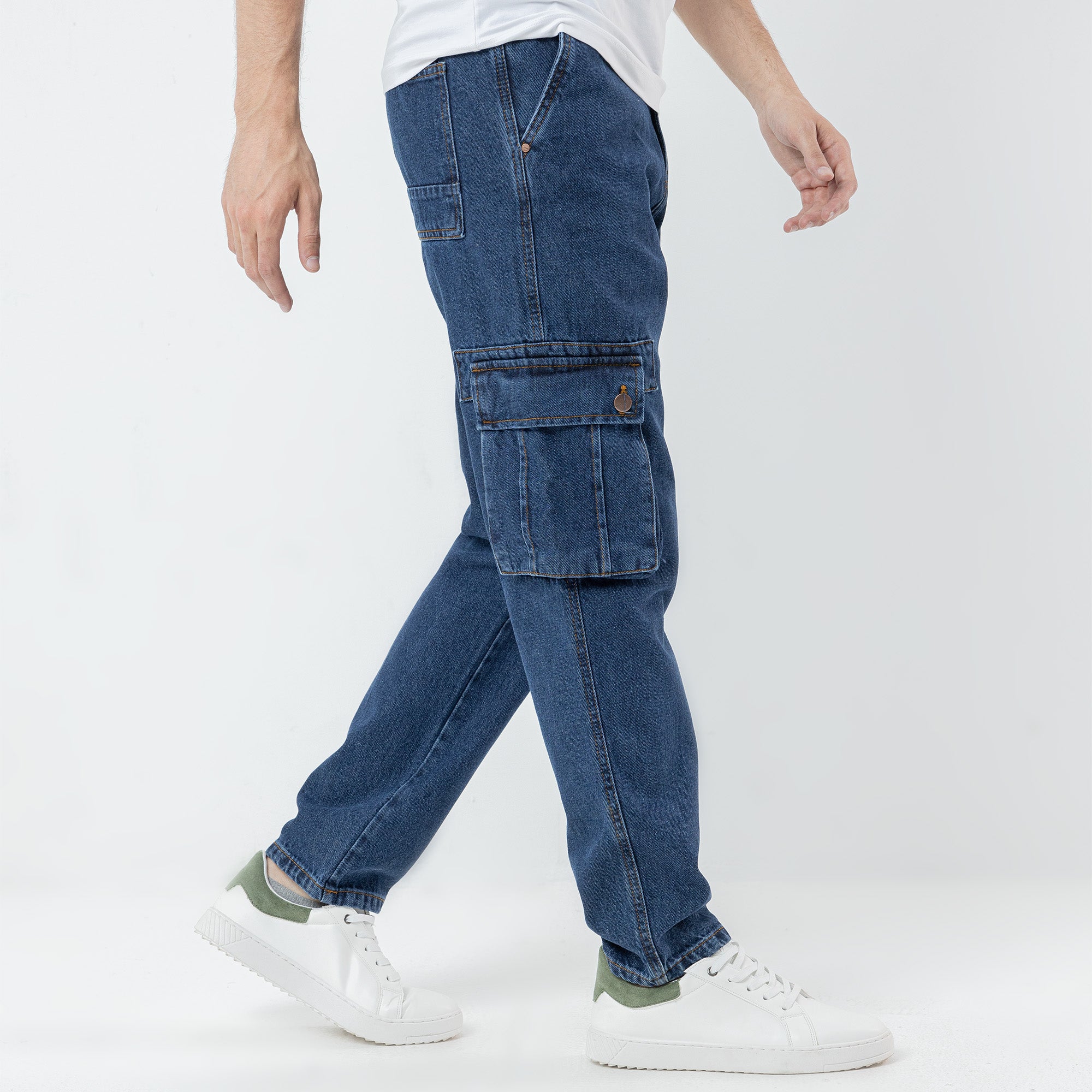 Jeans Cargo Basic 2 Pockets-JO-527