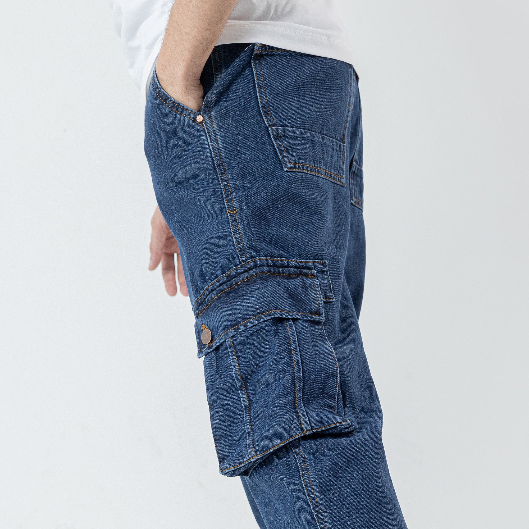 Jeans Cargo Basic 2 Pockets-JO-527