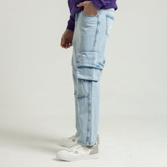 Jeans Wide Leg Cut & Saw-JN-913-W25