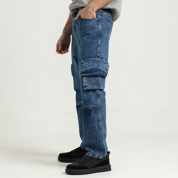 Jeans Wide Leg Cut & Saw-JN-913-W25