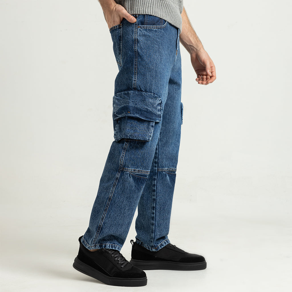 Jeans Wide Leg Cut & Saw-JN-913-W25