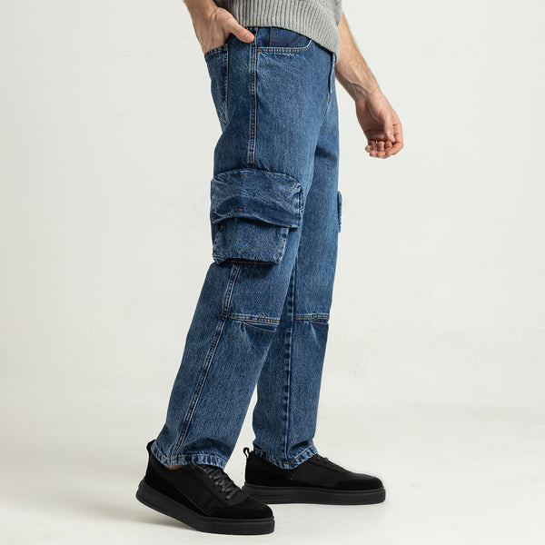 Jeans Wide Leg Cut & Saw-JN-913-W25