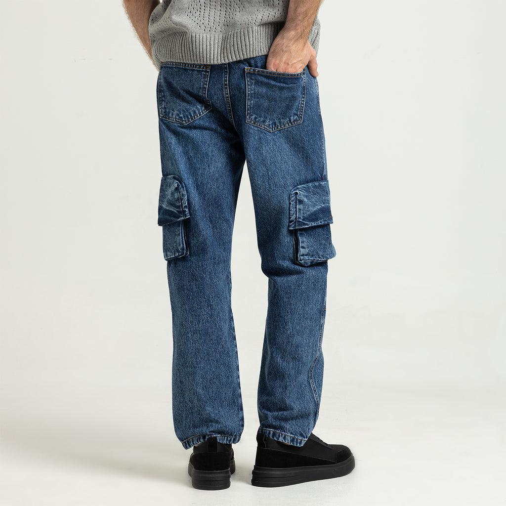 Jeans Wide Leg Cut & Saw-JN-913-W25