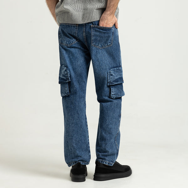 Jeans Wide Leg Cut & Saw-JN-913-W25